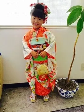 七五三着付け、ヘアーセット、メイク