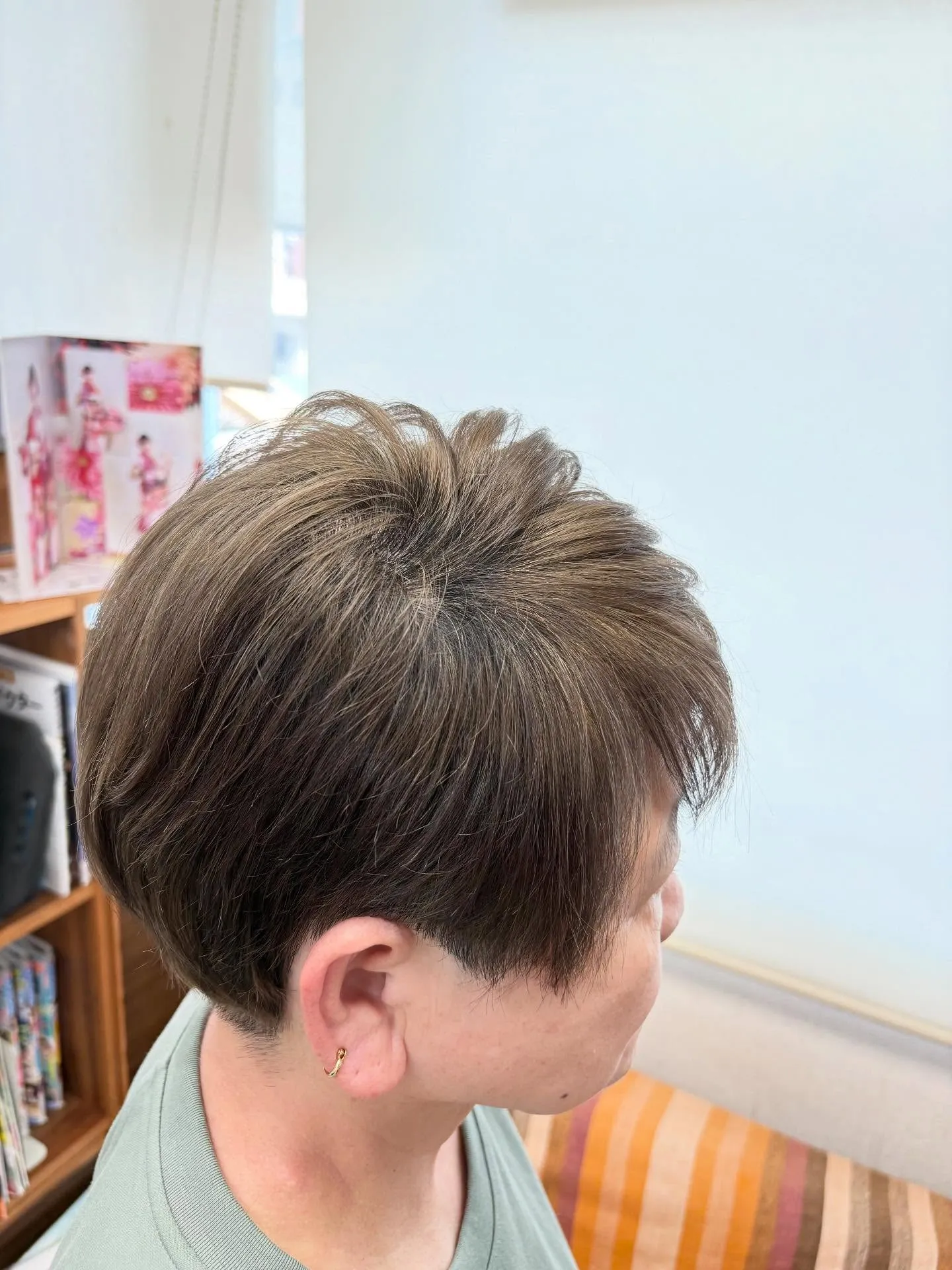 輝髪ザクロペインターで白髪&骨格カバー