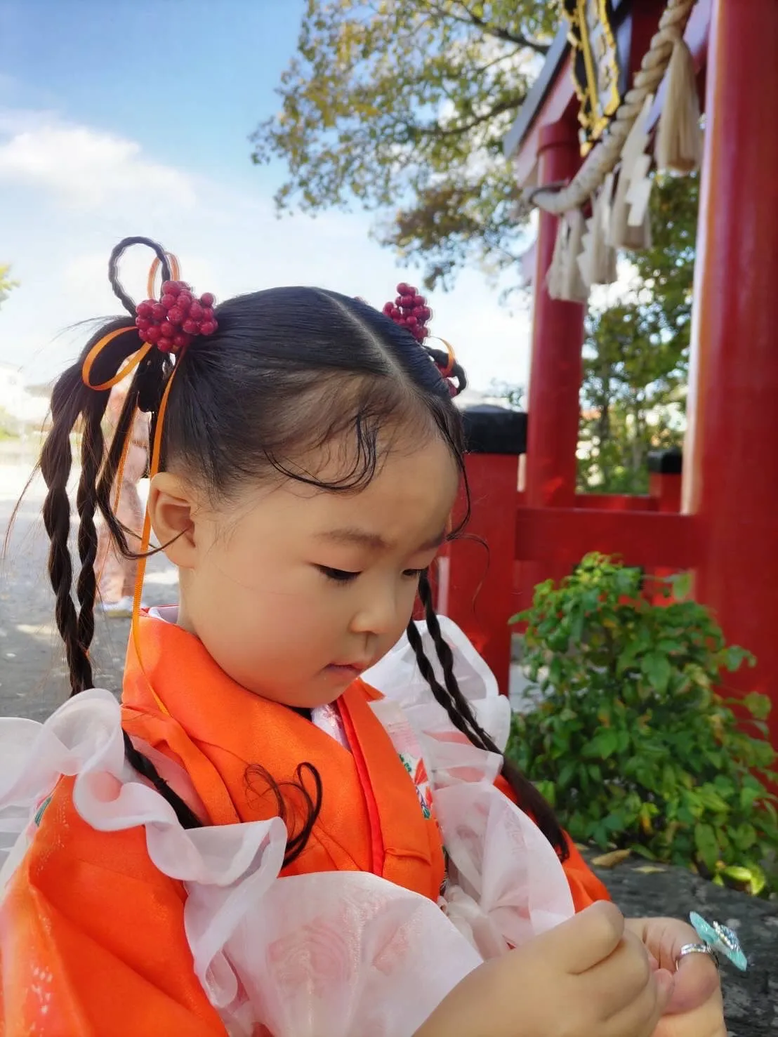 3歳七五三おめでとうございます。